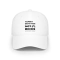 White Baseball Cap: Target Behavior Not Bikes